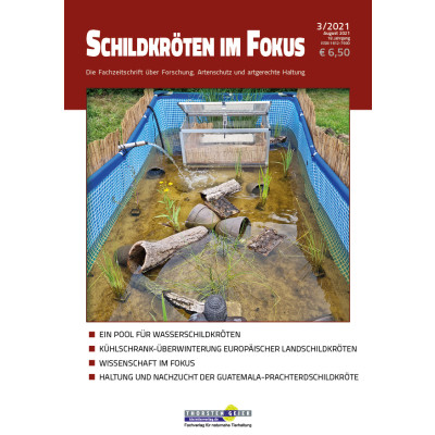 neue Ausgabe der Schildkröten im Fokus 3/2021 - Schildkröten im Fokus Zeitschrift Kleintierverlag