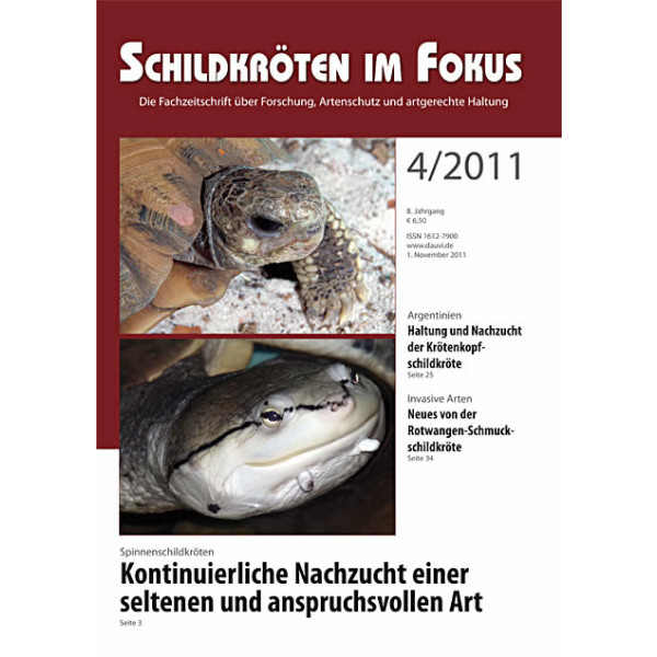 Schildkröten im Fokus - Ausgabe 4/2011