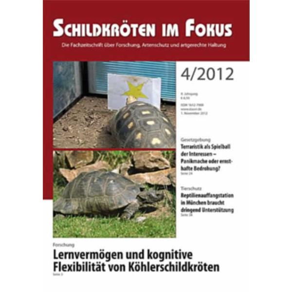 Schildkröten im Fokus - Ausgabe 4/2012