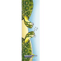 Lesezeichen Wasserschildkröten (illustriert)