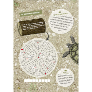 Faszination Schildkröte - das besondere Rätsel-, Mal- und Wissensbuch