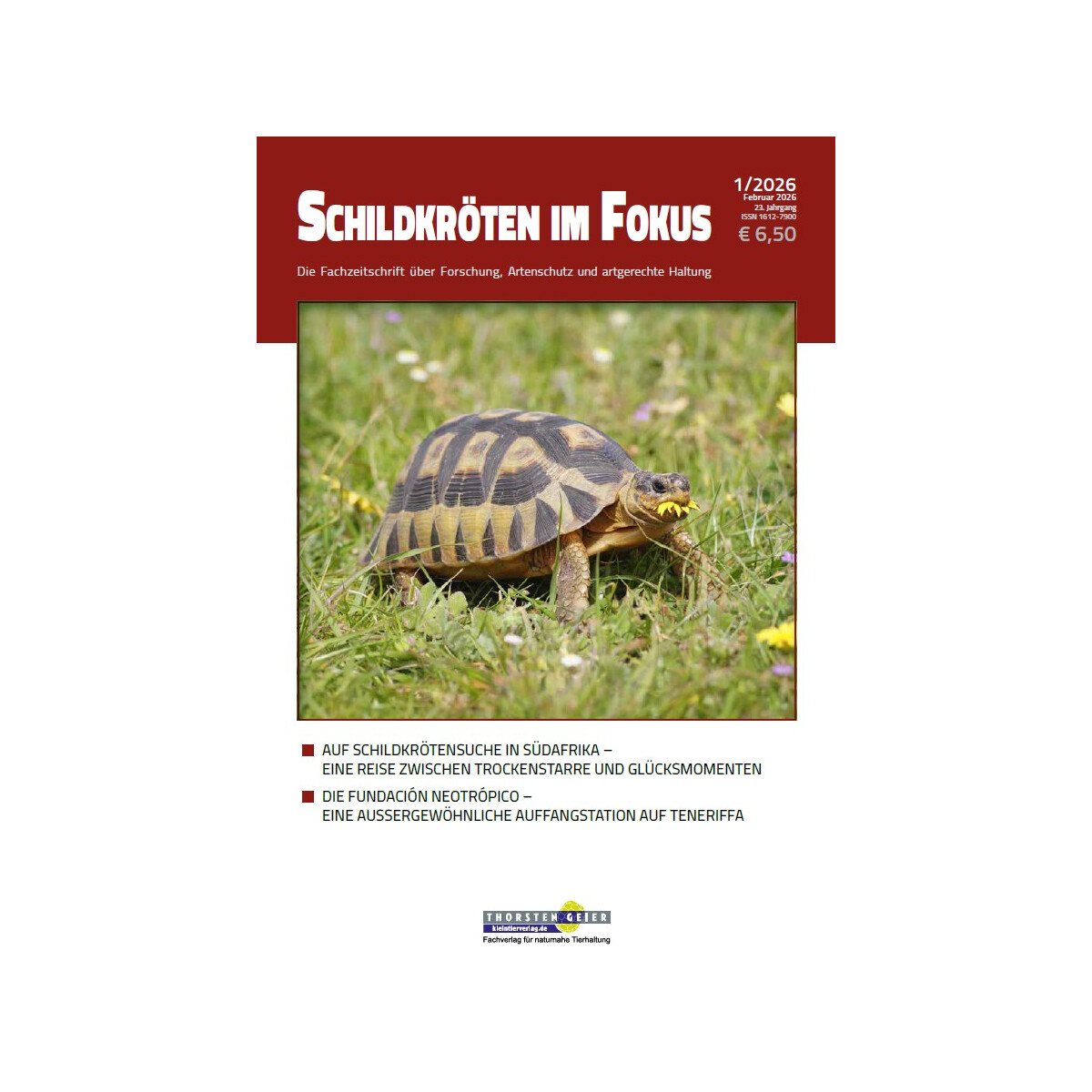 Schildkröten im Fokus - Ausgabe 1/2026