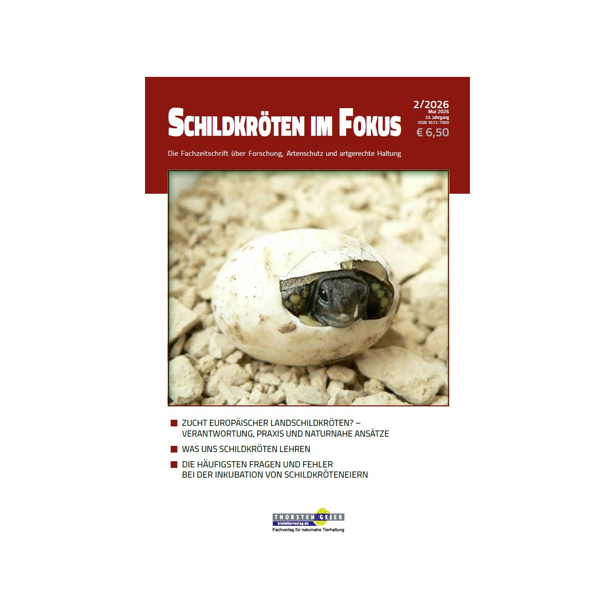 Schildkröten im Fokus - Ausgabe 2/2026