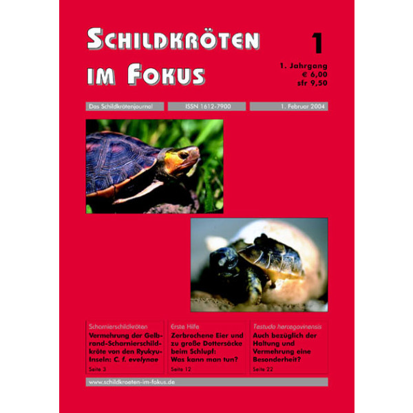 Schildkr&ouml;ten im Fokus - Ausgabe 1/2004
