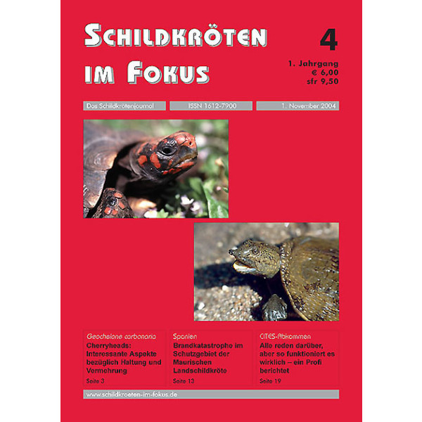 Schildkr&ouml;ten im Fokus - Ausgabe 4/2004