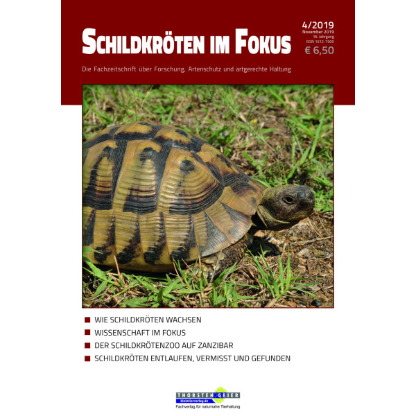 Schildkröten im Fokus - Ausgabe 4/2019