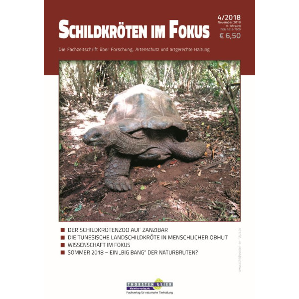 Schildkröten im Fokus - Ausgabe 4/2018