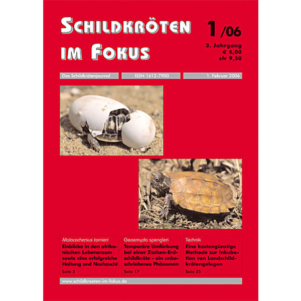 Schildkr&ouml;ten im Fokus - Ausgabe 1/2006