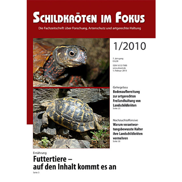 Schildkr&ouml;ten im Fokus - Ausgabe 1/2010