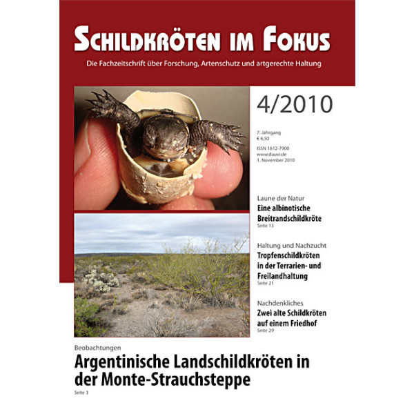Schildkröten im Fokus - Ausgabe 4/2010